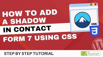 How To Add The Form Shadow When Using The Contact Form 7 Plugin