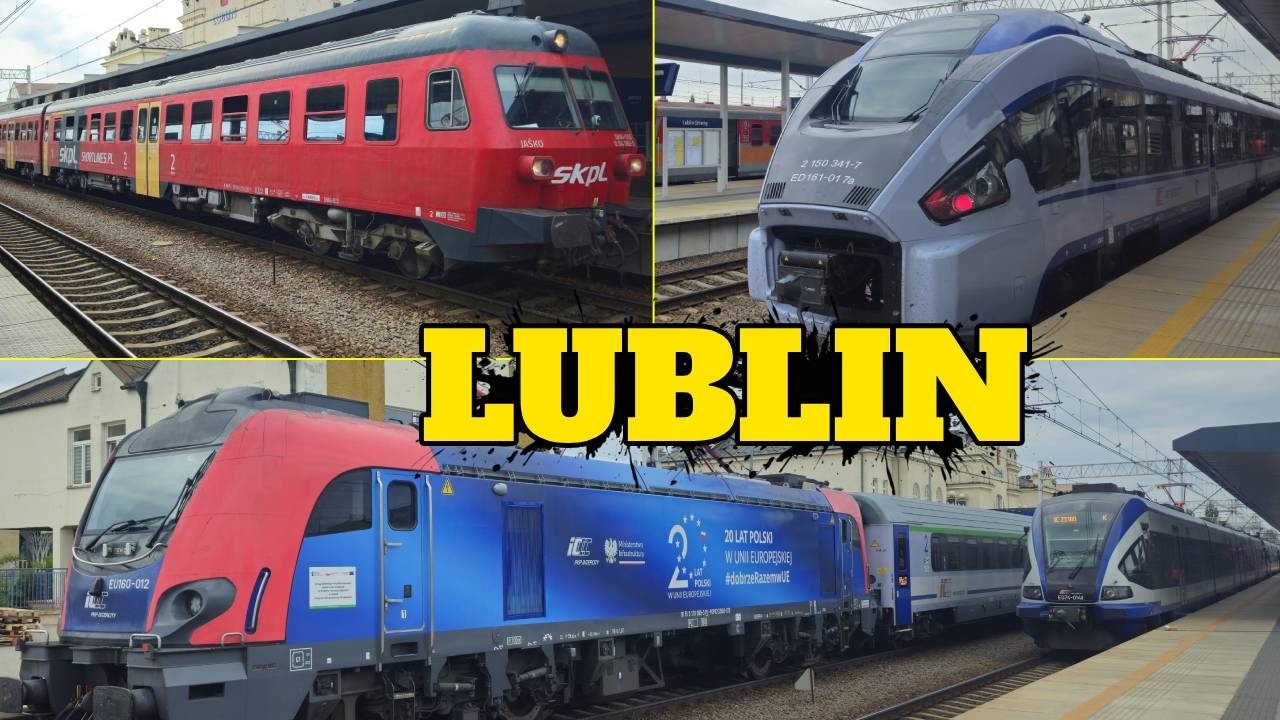 Pociągi w Lublinie - Sierpień 2025 | 4k60