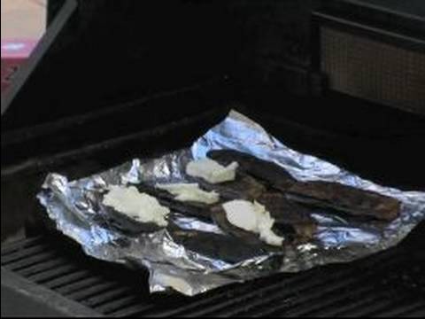 How to Cook Brussels Sprouts & Grilled Eggplant : Adding Cheese to Grilled Eggplants