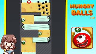 Hungry Balls Level 64 Solution Walkthrough