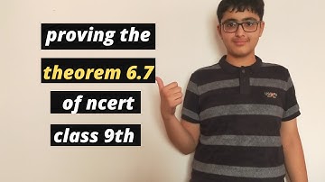 proving theorem 6.7 of NCERT class 9th chapter 6 lines and angles fastly and easily