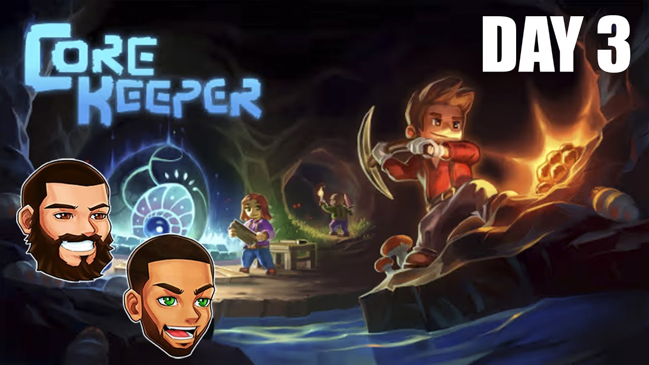 First Playthrough of Core Keeper - Coop Adventures - Day 3 - YouTube