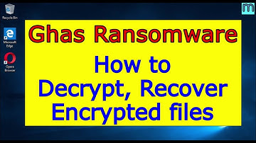 Ghas virus (ransomware). How to decrypt .Ghas files. Ghas File Recovery Guide.