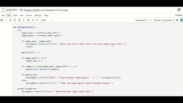 Pemrograman Komputer Bahasa Python Menggunakan Desain GUI Untuk Melakukan Pencarian Nilai Ganjil
