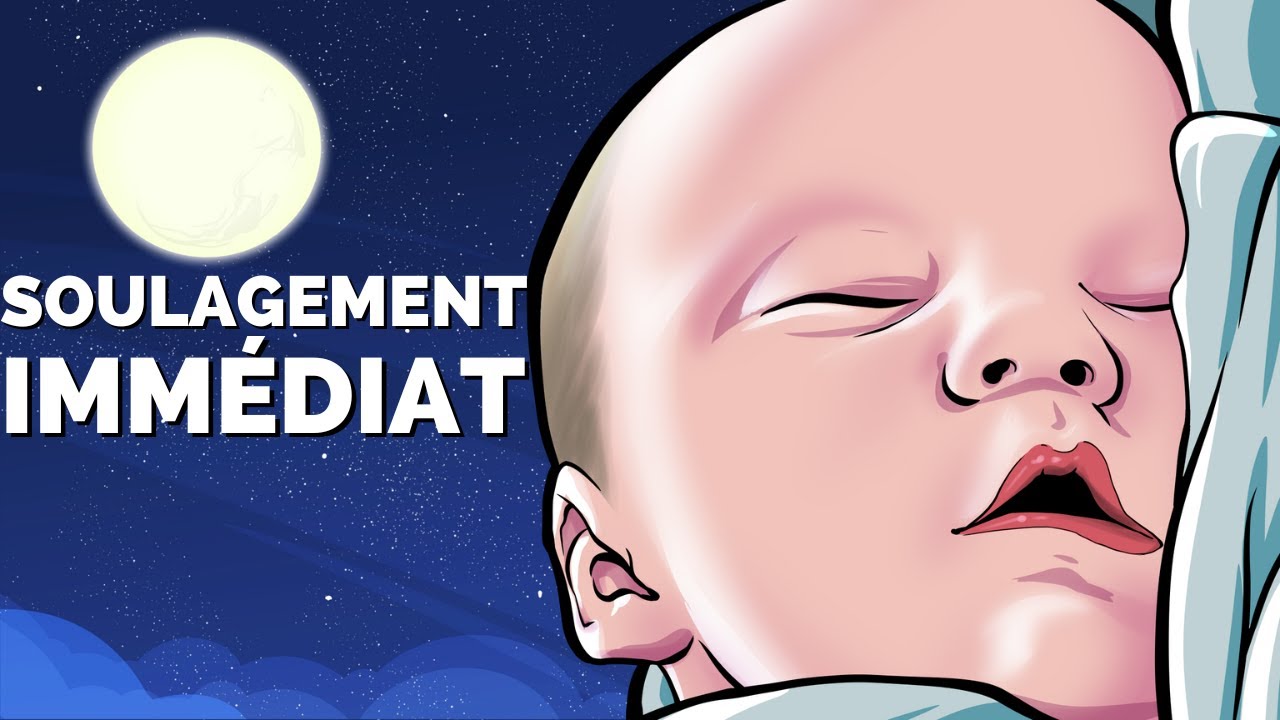 BÉBÉ SE CALME EN 3 MINUTES ! | Musique Apaisante Avec Bruit Blanc Bébé