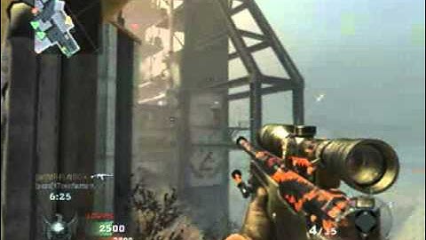 Call of Duty Black Ops - Cross map no scope