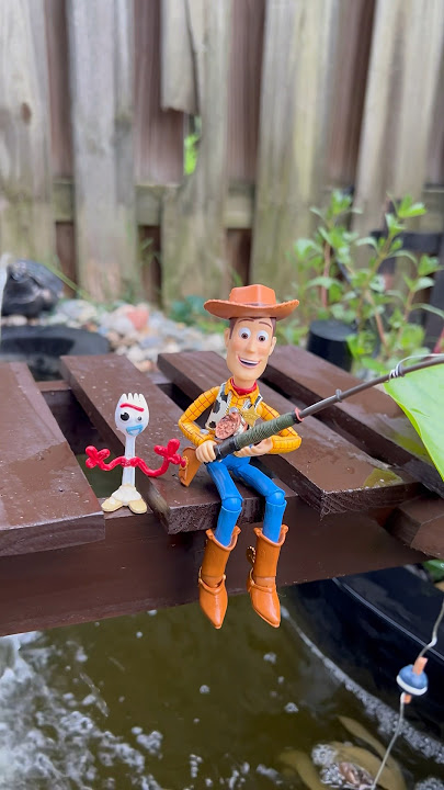 gone fishin 🎣 #woody #toystory #forky #toys #shorts #toycollector #pixar #fishing