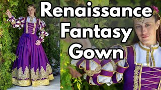 Renaissance Fantasy Gown | 16th century German dress  Sewing + Costume Vlog