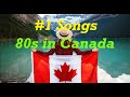 Number one 80's songs from Canada charts