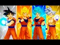 RETO de las SKINS DE GOKU en Fortnite!