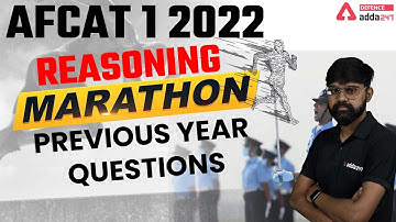 AFCAT 1 2022 | Reasoning MAHA MARATHON | Previous Year Questions |  AFCAT 1 2022 Preparation