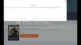 como solucionar error de [ref. #FAILED_CHECKOUT_QUOTE] en origin