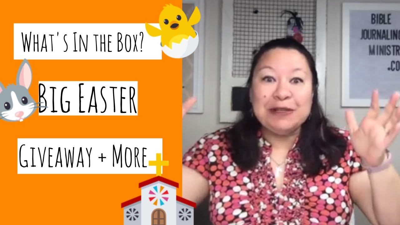 [LIVE Replay] - Bible journaling releases AND Big Easter Giveaway ...