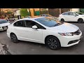 HONDA CIVIC EXL 2013 BLANCO PIEL QUEMACOCOS AUTOMATICO SUPER CUIDADO AUTO SAVE MEXICO