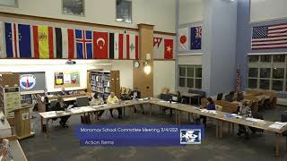 Monomoy Regional School District School Committee Meeting 11/4/2021