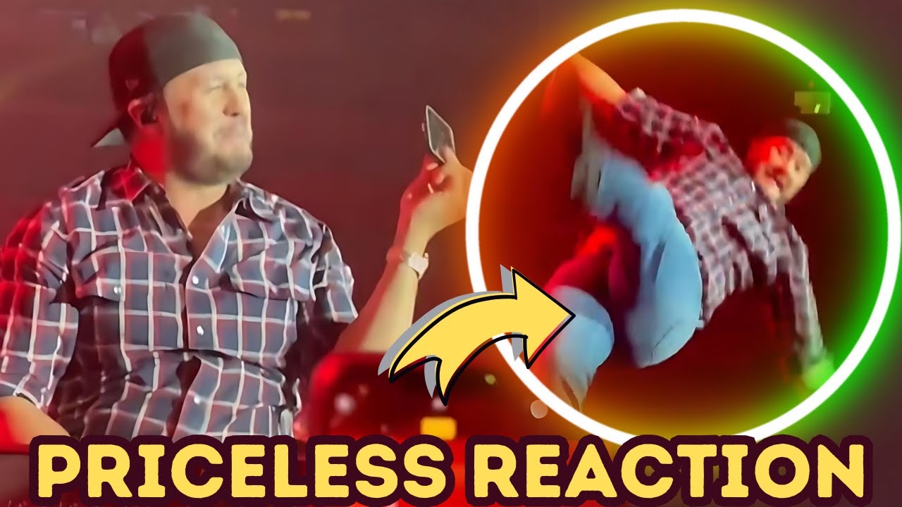 Luke Bryan Slips on Fan's Phone Mid-Show in Viral Clip