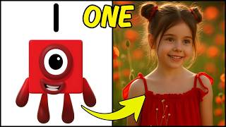 🔢 Numberblocks Characters as Humans – A Creative Reimagination! 🧑🎨