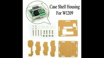 Clear Acrylic Case Shell Housing For W1209 Digital Led Dc 12V Temperature Thermostat Control Switch