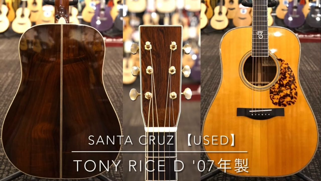 Santa Cruz 【USED】 Tony Rice D '07年製 【ハカランダモデル】