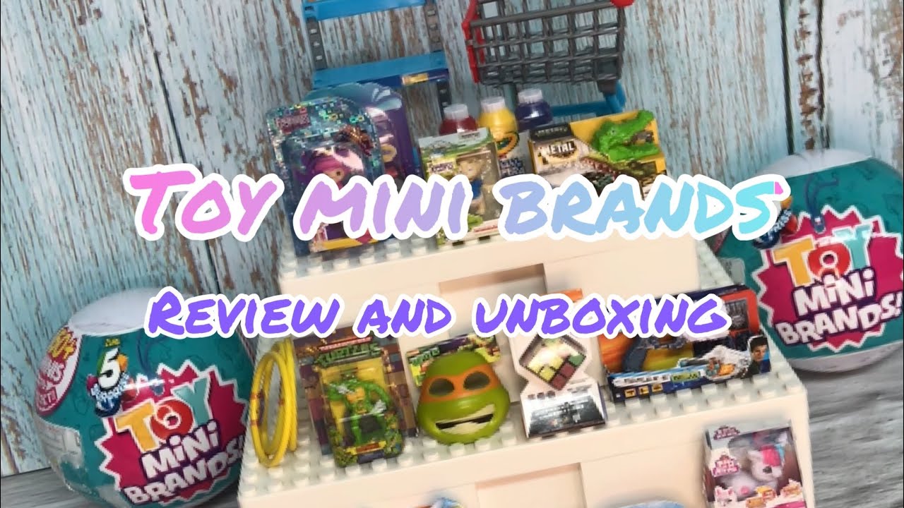 Toy Mini Brands Unboxing and Questions and Answers Session YouTube