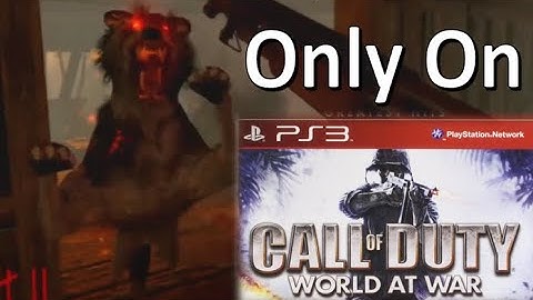 This Only Happens On The PS3 Version Of WAW Shi No Numa