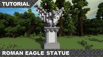 Minecraft Roman Eagle Statue Tutorial & Download