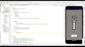 Create a simple Flash Light App using java
