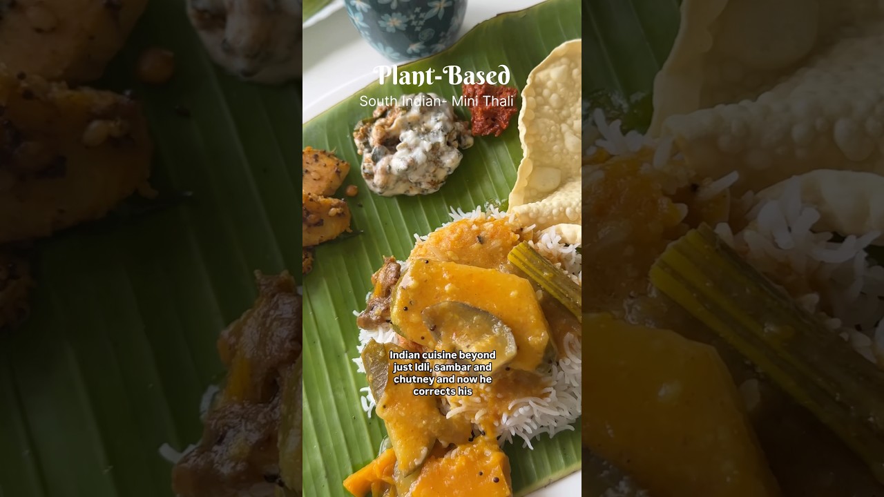 South Indian Mini Thali- Plant-Based 