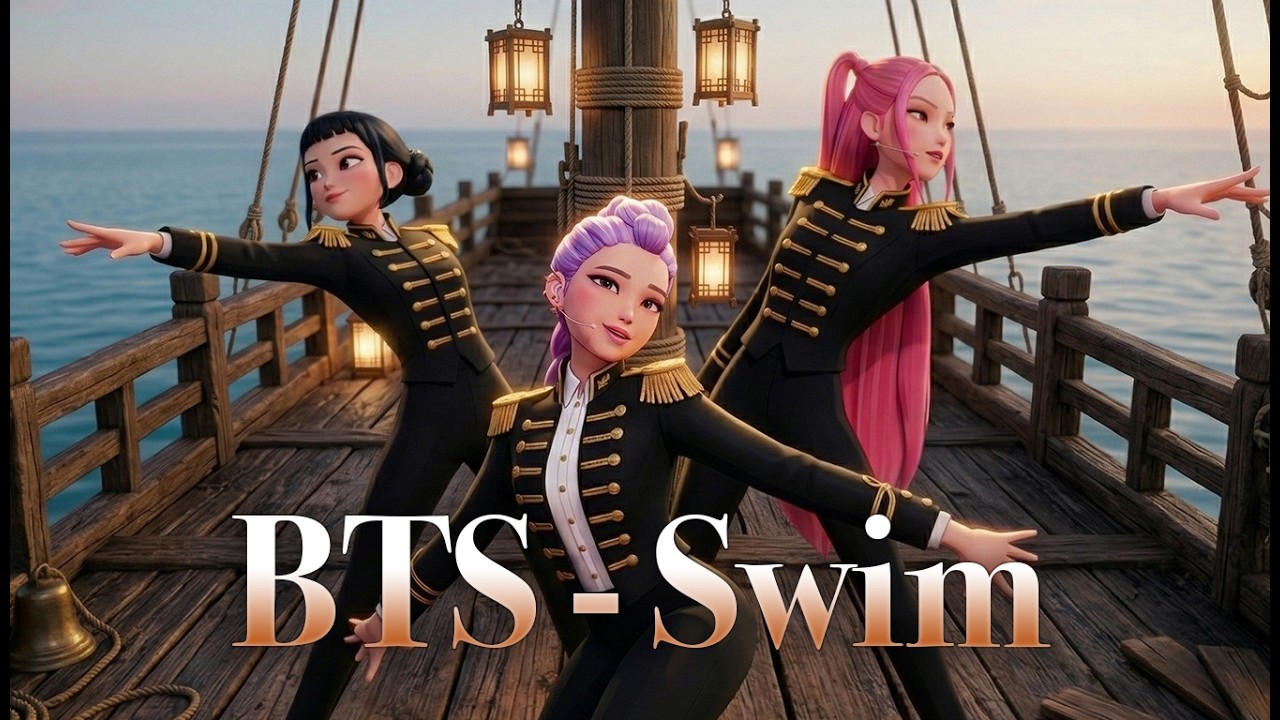 BTS (방탄소년단) 'SWIM' | Kpop Demon Hunters Version - YouTube