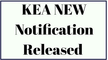 KEA released new notification |KCET documents uploading|One more chance to upload 2020