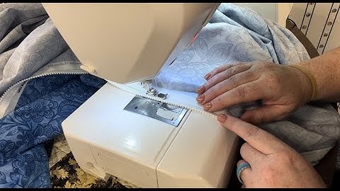 Loading a Quilt on a Longarm - NO Pinning!  Sew Baste to The Quick Zip zipper system! Fast & Easy!