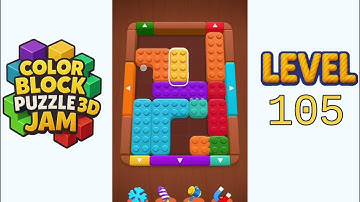 Color Block Puzzle 3D Jam Level 105 Walkthrough Solution