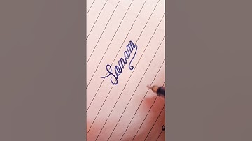 Sonam (name) 👍 in cursive writing #viral #calligraphy @Calligraphy Shorts