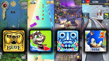 Temple Run Brave Vs Talking Tom Jetski Vs Temple Run 2 Frozen Festival Vs Sonic Dash 2 Sonic Boom