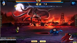 Fight Against Biju Ichibi Two Tails Pockie Ninja