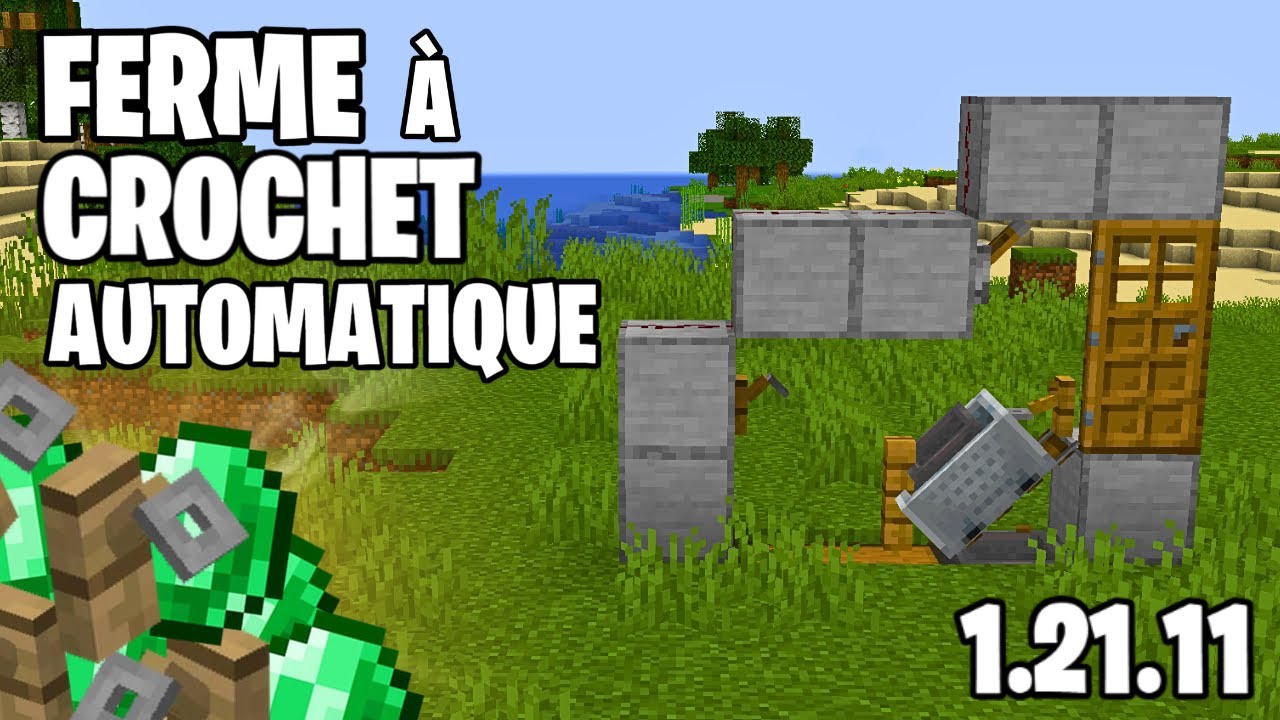 Tuto Ferme à Crochet Facile ! Minecraft Java 1.21.11 - YouTube