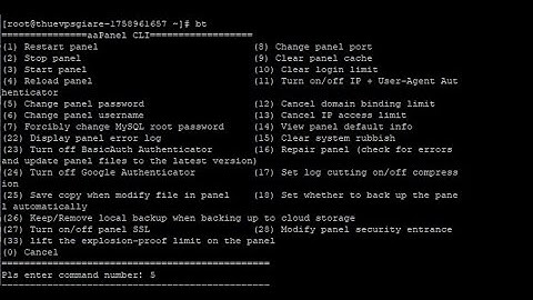 Hướng Dẫn Khôi Phục Thông Tin AAPanel | VPS CentOS