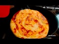 Cлоёная лепёшка с сыром.//Puff pastry with cheese.