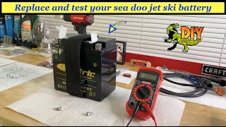 Test charge replace Sea doo GTX jet ski battery - DIY by DIY with Michael Borders 151 views 2 weeks ago 13 minutes, 42 seconds