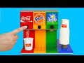 Working lego soda vending machine with water pump