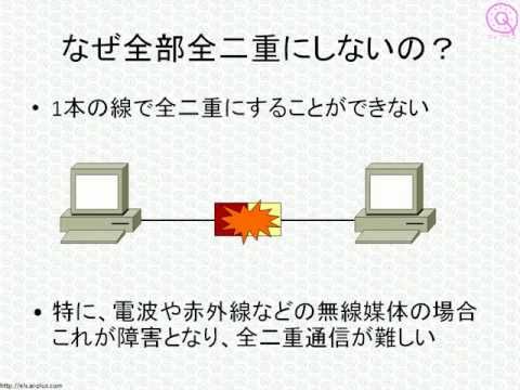 CCNAネットワーク基礎講座「全二重、半二重って何？」