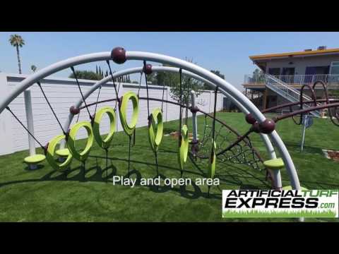 Rocketship Rising Stars Academy | Playground Turf Installation