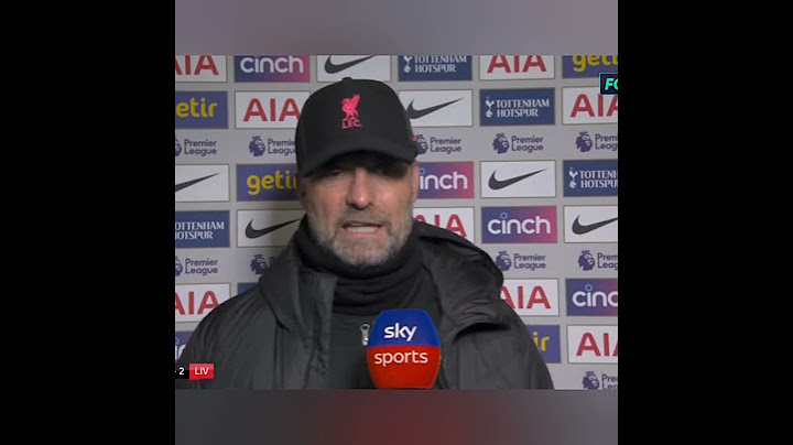 Klopp basically calling Paul Tierney a blind ref.  And he's right!