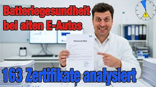 163 electric car battery certificates evaluated - Tesla Audi Mercedes - I wouldn't have expected ...