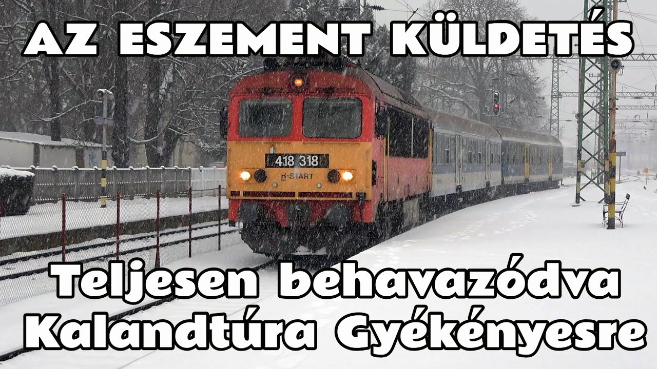 2026.01.06. Havas vonatozás Nagykanizsa - Murakeresztúr - Gyékényes, avagy az eszement küldetés.