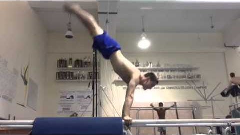 Straddle front on pbars