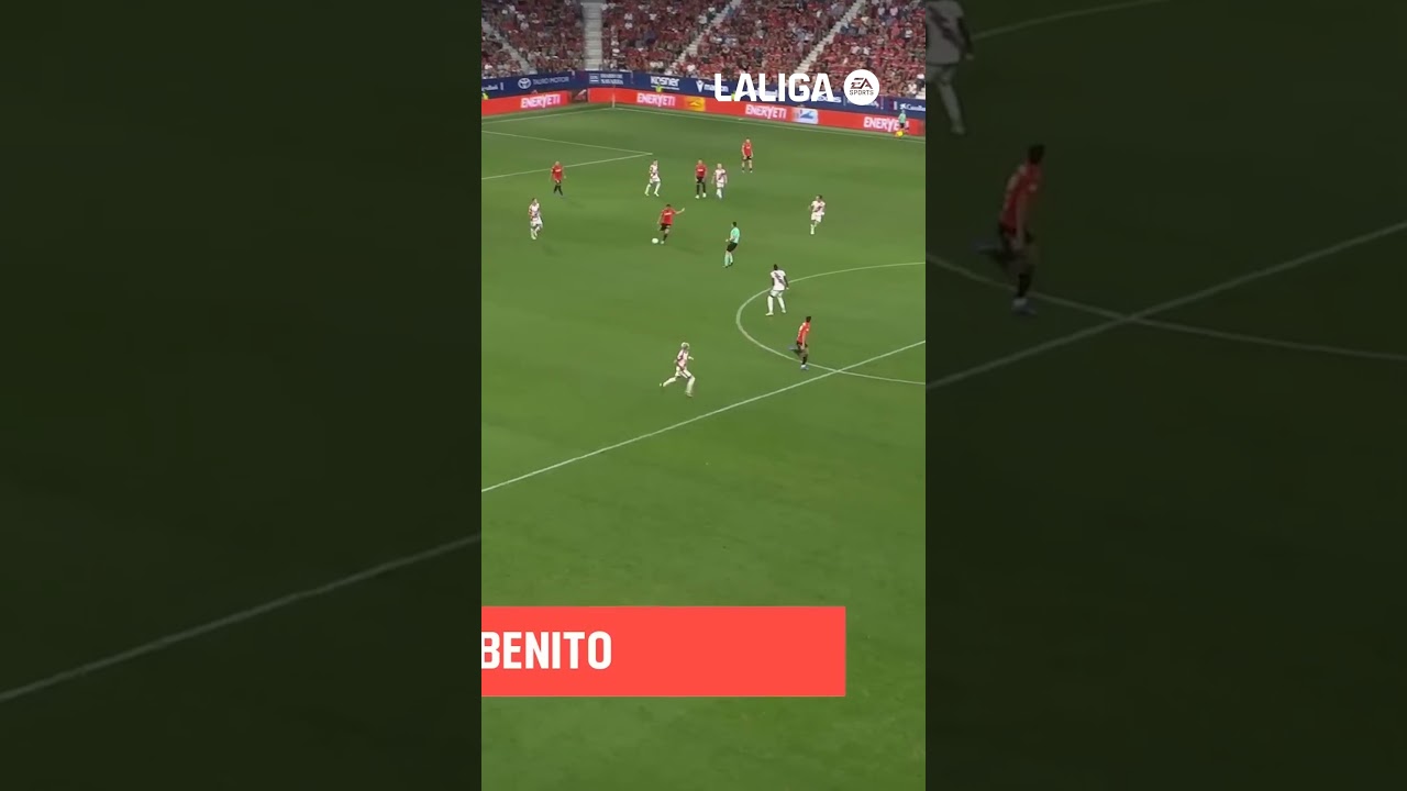 Gol de Iker Benito en el #OsasunaRayo de la temporada 2025/26 #LaLigaHighLights #Osasuna #shorts
