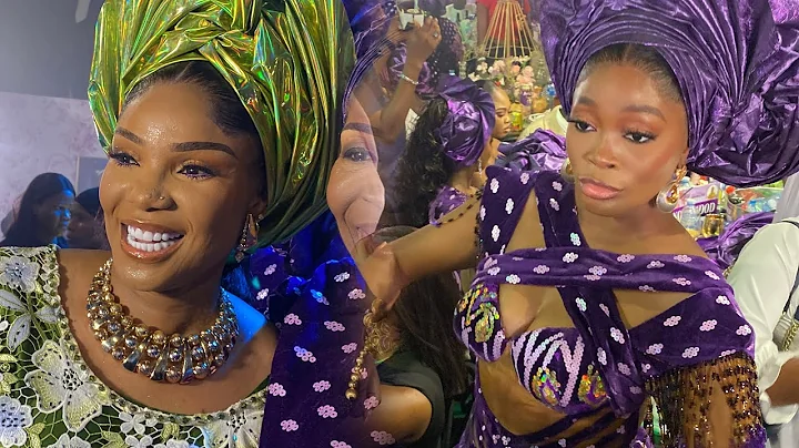 Iyabo Ojo, kiekie  and Eniola Badmus Grace Mercy Aigbe’s Mother’s Burial Reception Party 