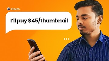 How to earn ₹3500 in 2 hours as a Thumbnail designer