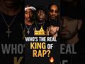 “Who’s the REAL King of Rap? 👑 (Tupac, Biggie, Snoop, Eminem)”#shorts